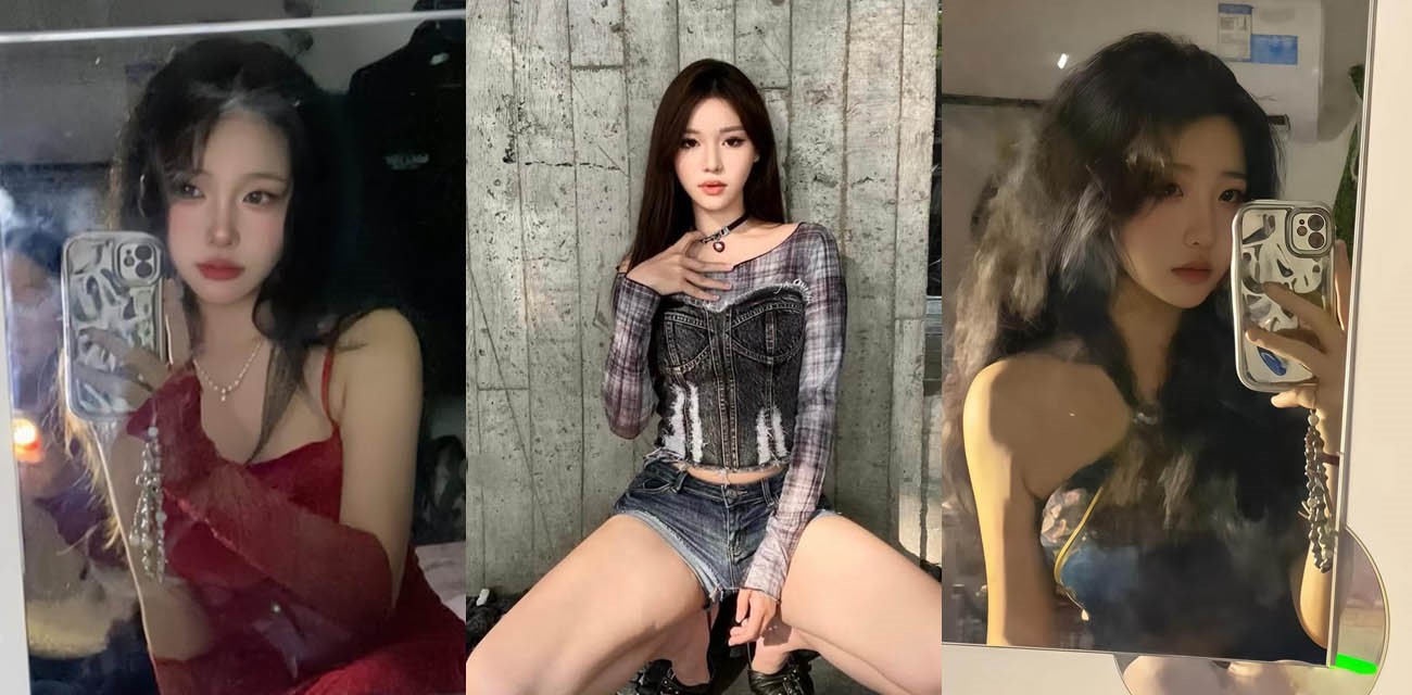 河北金贸大学大一骚鸡【梁婧雯】私拍流出，情趣内衣勾勒火辣身材大胆展示豪乳和美穴